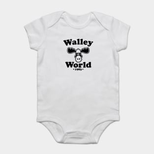 Walley World moose black funny Baby Bodysuit